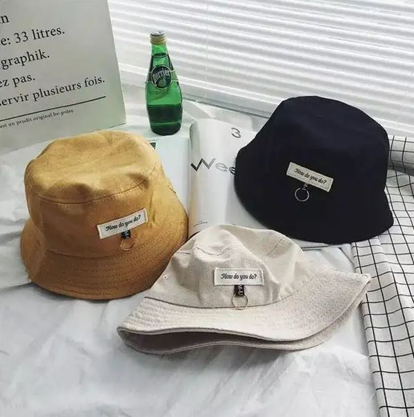 Summer Print Sunshade Bucket Hat